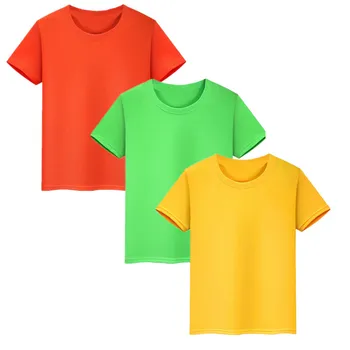 3pcs /mulțime de Vara Baieti Fete T-Shirt Mâneci Scurte din Bumbac Tricou pentru Băiatul Copii Topuri Casual 6 8 10 12 Ani Gratuit Alege