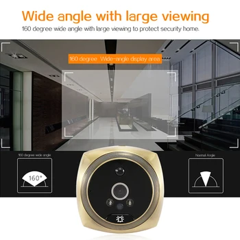 4.3 inch Soneria Vizor Digital aparat de Fotografiat Viziune de Noapte IR Electronic Ochi Ușa de Bucătărie de uz Protecție