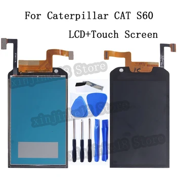 4.7-Inch Pentru Caterpillar CAT S60 Display LCD Touch ecran Digitizor de Asamblare Pentru Caterpillar CAT S60 Telefon Mobil LCD Display