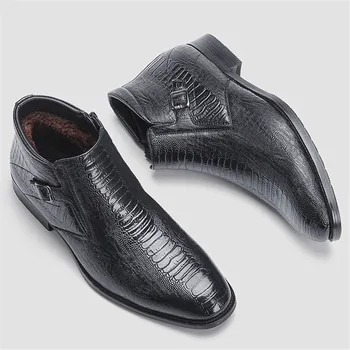 40-46 de iarna barbati pantofi anti-Alunecare Confortabil 2020 cald cizme de iarnă pentru bărbați #DM5286C1