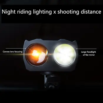 4000mAh Inteligent Inducție Față de Bicicletă Lumină Set USB Reîncărcabilă 800 Lumen LED Lumina Cap cu Claxon Bicicleta Lanterna