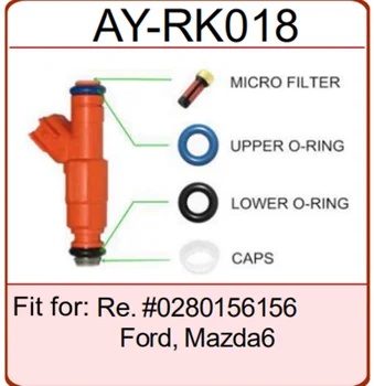 40sets/160pcs pentru Mazda 6 part0280156156 Injectorului de Combustibil Kituri de Reparații de Calitate Superioară pentru AY-RK018