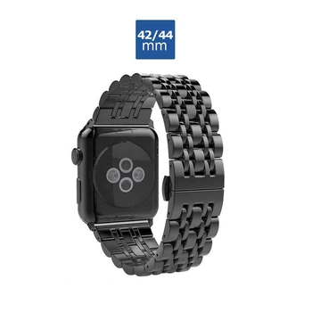 42MM/44MM Ceasul Trupa Compatibile pentru Apple Watch Seria 5 4 3 2 1 pentru Femei, Bărbați,Banda din Oțel Inoxidabil pentru Iwatch Înlocuire Curea