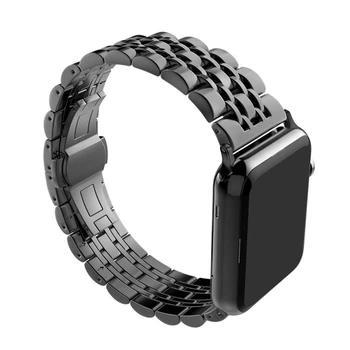 42MM/44MM Ceasul Trupa Compatibile pentru Apple Watch Seria 5 4 3 2 1 pentru Femei, Bărbați,Banda din Oțel Inoxidabil pentru Iwatch Înlocuire Curea