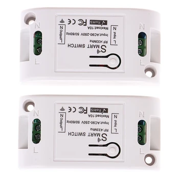 433 Mhz RF Smart Switch Wireless RF Receptor Timer Releu de Control de la Distanță Telefonul