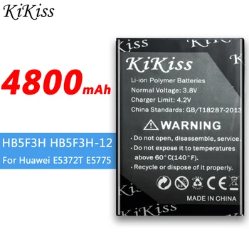 4800mAh Baterie de Mare Capacitate Pentru Huawei Ascend E5372T E5775 4G LTE FDD Cat 4 WIFI Router Li-Polimer Baterie HB5F3H HB5F3H-12