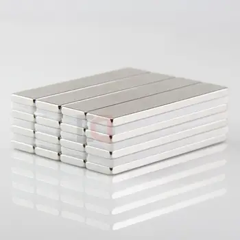 4buc 50x10x2.5mm n50 magnet neodim bloc de pământuri rare magneți puternici nickle