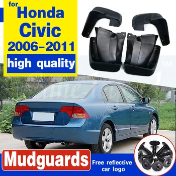 4buc Masina Fata Spate Mud Flap Aripile apărătoare de noroi apărătorile Pentru Honda /Civic 2006 2007 2008 2009 2010 2011
