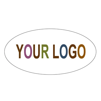 4x2cm Oval Sticker Personalizat de Afaceri Logo-ul de Promovare