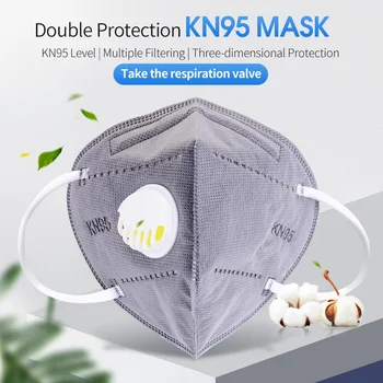 5-100BUC KN95 Mască FFP3 Cu Supapa Respirabil KN95mask Reutilizabile Mască FFP2 de Protecție Față de Gura Masca de Filtrare FFP2mask 5ply