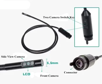 5.5 MM Dual Camera Foto&Video AV Portabil Camera Endoscop