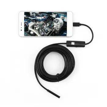 5.5 mm Endoscop HD Camera USB Endoscop Cu 6 LED-uri 1/1.5/2/3.5/5M Cablu Moale rezistent la apa Inspecție Puncte pentru Android pe PC