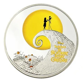 5 buc Non magnetice 2019 Iubitor de miere inima monedă cadou de crăciun argint placat cu Elizabeth 40 mm suvenir decor monede