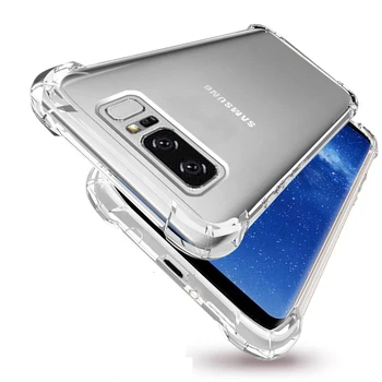 50pcs Pernă de Aer de Cristal Caz Pentru Samsung Galaxy S20 Ultra Nota 20 Plus A10S A20S A40S A50S A70S Clar Moale TPU Silicon Acoperă