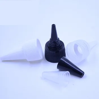50ps 50ml Pătrat Sticla de Plastic Cu Duză Lungă Antet Pentru Ulei de Păr de Înaltă Calitate de Călătorie Crema Cosmetice Plastic Sticla de Sampon