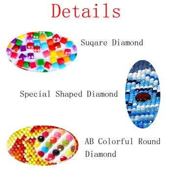 5D DIY Diamant Picturi Rundă Completă AB Animale Poppys Flori și Pisica Mozaic Peisaj Kituri de Broderie Autocolante Decor Acasă