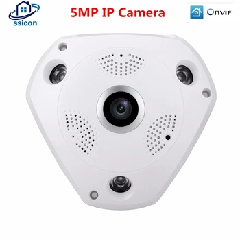 5MP Camera Dome IP POE Obiectiv Fisheye 180 de Grade ONVIF XMEye APP IR Noapte Viziune de Supraveghere Video de Interior Camera de Securitate
