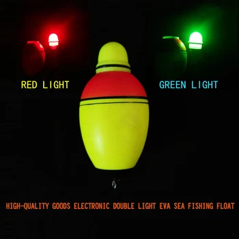 5Pcs EVA Luminos Electronice a Condus la Crap Pescuit Float cu Lumina se Poate Schimba Culoarea 20g 30g 40g 50g de Pescuit Înotători Accesoires