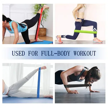 5PCS Yoga Benzile de Rezistență se Întinde de Cauciuc Bucla de Exercitii Fitness Echipamente Puterea de Formare Corpul Pilates Puterea de Formare