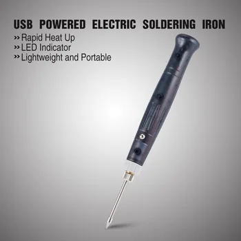 5V 8W USB Mini Electric de lipit ciocan de Lipit Pen Arma de Sudare Scule de Mână Încălzire Rapidă Atingeți Comutatorul Sudare Lipire