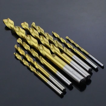 6.6 mm 6,7 mm 6.8 6.9 mm mm 7mm 7.1 7.2 mm mm de Mare Viteză din Oțel HSS Titan Acoperite cu Metal Plastic Lemn Direct Shank Twist Drill Bit