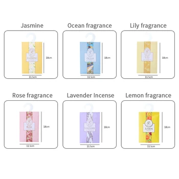 6 Arome Odorizant Casa Lavanda Perfecționare Agățat Parfumat Plic Dulap Aromoterapie Sac Anti-insecte si Anti-mucegai