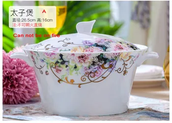 60 de Șefi set de Vase simple de acasă Europene jingdezhen ceramică Chineză castron placa combinație farfurii seturi
