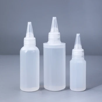 60ML PE plastic Lichid stoarce dropper sticle cu poftă de mâncare de top capacul pentru cerneală, Lipici Gol sos recipient 50PCS/lot