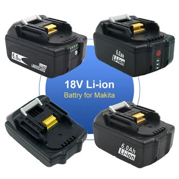 6A/5A/2A Putere Litiu-Instrument de Înlocuire Li-ion Baterie Reîncărcabilă pentru Makita 18V BL18560 BL1850 BL1840 BL1830 BL1820 BL1815