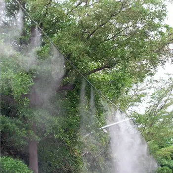 6M-18M Alb Filtru de Apa cu culoare Bej grădină în aer liber ceață de apă de răcire sistem de ceață de apă sistem pentru plante flori