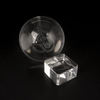 70mm glob de Cristal de Sticlă de Cuarț Transparent Mingea Sfere de Sticlă Mingea Fotografie Bile de Cristal Meșteșug Decor Feng Shui Fierbinte de Vânzare