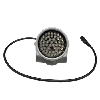 850nm 48 IR LED Iluminator Infraroșu Lumină IR Viziune de Noapte pentru Camera de Securitate CCTV Sistem Umple de Iluminat din Metal Gri Dome IR LED