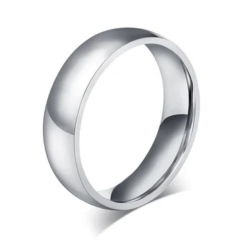 8mm otel barbati inel de titan bijuterii inel de nunta pentru femei și bărbați