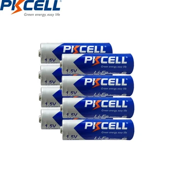 8PCS PKCELL 3000MAH FR14505 FR6 L91 LiFeS2 AA 1.5 V litiu fier de baterii Pentru Telefoane Mobile, Walkman, Foto