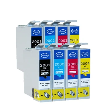 8PK Pentru Cartușe de Cerneală Epson T200XL T2001 T200 cartuș de cerneală XP-200 XP-300 XP-400WF-2530 WF-2540 WF-2520 printer rezervor de cerneală