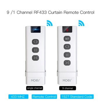 9 /1 Canal RF433 Control de la Distanță Pentru WiFi Cortina Comutator RF Jaluzele Modulul de Baterii Accesorii pentru perdele Emițător