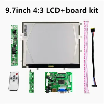 9.7 inch 4:3 monitor pentru ipad display lcd HDMI, controller driver placa LP097X02-AICI, LTN097XL01-H01 pentru raspberry pi LVDS VGA