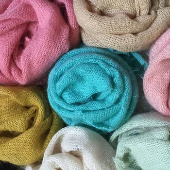 9 Culori Mohair Knit Super Confortabil Moale Baby Studio De Fotografie Împachetări Fundaluri Pătură Sedinta Foto Accesorii Fotografia