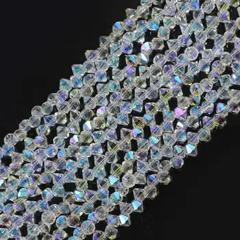 95pcs Austria Sticlă Fațete Bicone 6x12m Cristal Placat cu Margele Pentru a Face Bijuterii Colier Diy Accesorii en-Gros În Vrac