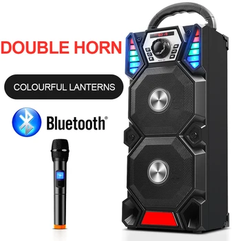 A1 Boxe Portabile fără Fir Bluetooth Boxe de Exterior de Mare putere Petrecere Audio Subwoofer Dual Audio Speaker de Calculator