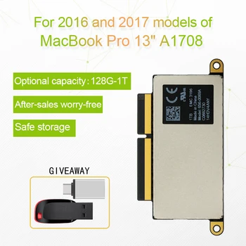A1708 Laptop SSD de 128GB, 256GB 512GB 1TB pentru Macbook Pro Retina 13.3