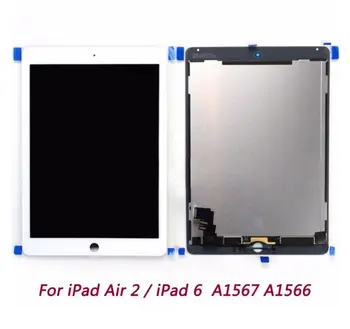 AAA+ de Calitate Potrivit pentru Apple Ipad Air 2 ipad 6 A1567 A1566 nou ecran LCD + touch ecran înlocuire a componentelor