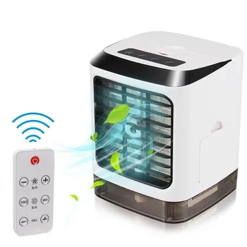 Acasă de Aer Conditionat Mini Ventilator Portabil Răcitorului de Aer de 7 Culori LED-uri USB Spațiu Personal Cooler Ventilator de Aer al Ventilatorului de Răcire
