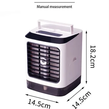 Acasă de Aer Conditionat Mini Ventilator Portabil Răcitorului de Aer de 7 Culori LED-uri USB Spațiu Personal Cooler Ventilator de Aer al Ventilatorului de Răcire