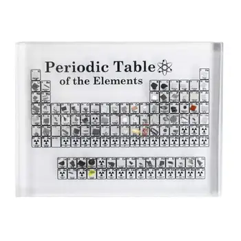 Acrilice Tabelul Periodic Display Cu Elemente Reale Copiii De Școală Zi De Nastere Cadouri De Element Chimic De Afișare Decor Acasă