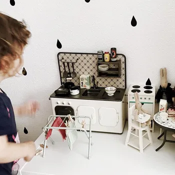 Aizulhomey 1/6 Mini Fier de Bucatarie Set de Simulare Casă de Joacă Jucării de Gătit OB11 Bjd Mobilier Lol Papusi Accesorii Cadouri pentru Copii Fata