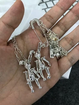 AMBUSCADĂ Iepure Pandantiv Colier din Argint 925 simplu hip hop moda bijuterii Rafinat ambalaj cutie de cadou