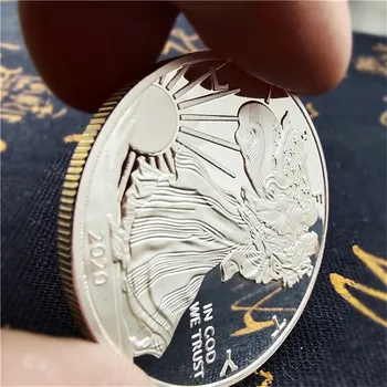 American Statuia Libertății Eagle Monede de Argint placat cu Monedă Comemorativă de Colecție Cadou nou decor acasă