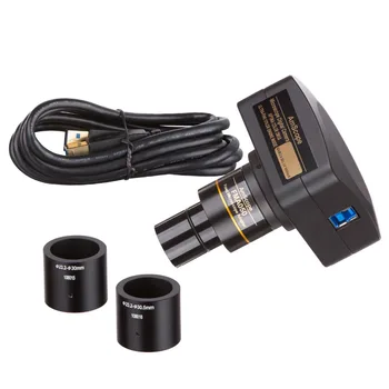 AmScope 18MP USB3.0 în Timp Real Live Video Microscop Digital Camera + Kit de Calibrare MU1803-CK