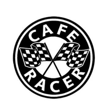 Amuzant CAFE RACER Autocolante Auto Motociclete Decalcomanii Impermeabil Decalcomanii PVC 13cm X 13cm